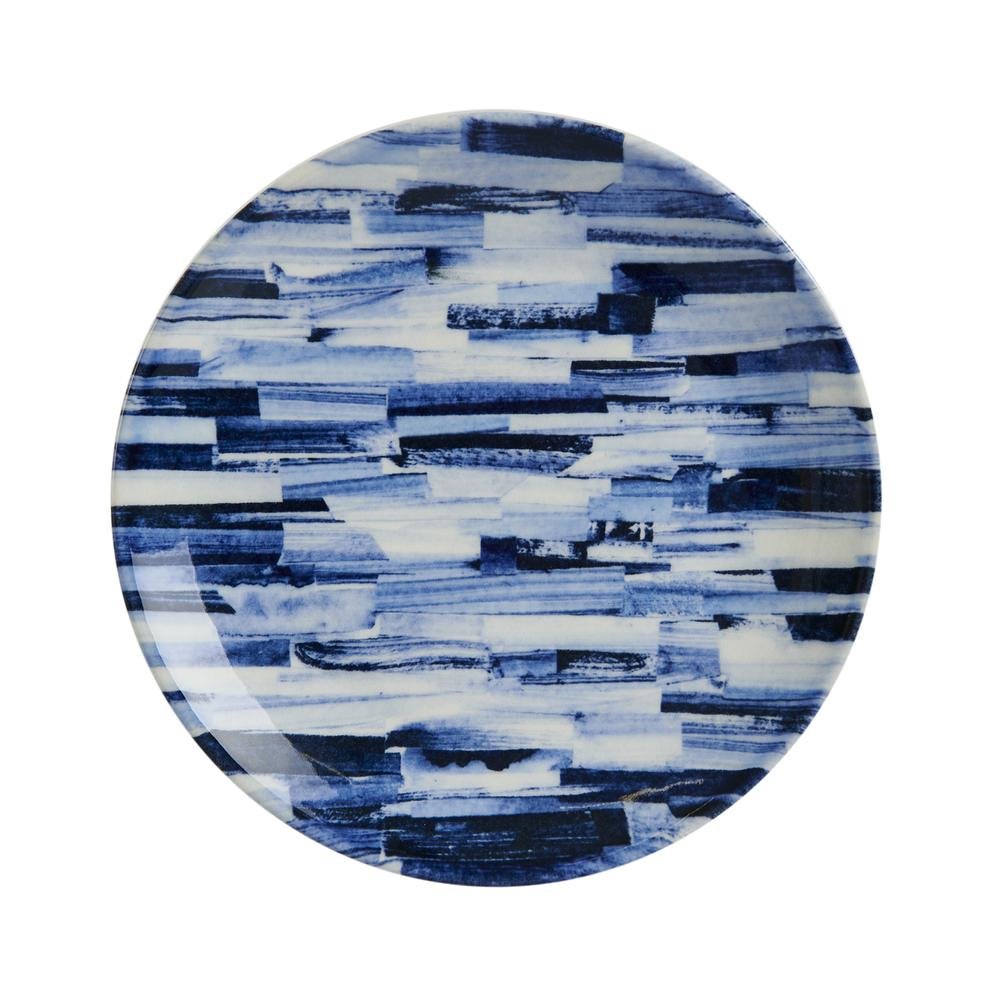  Tulu Porselen Blue Line Tatlı Tabağı - 19 cm