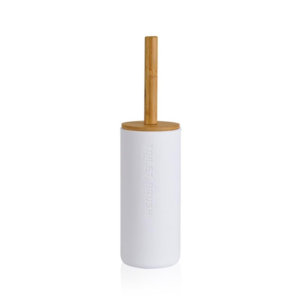  AquaLuna Bambu Klozet Fırçası - Beyaz