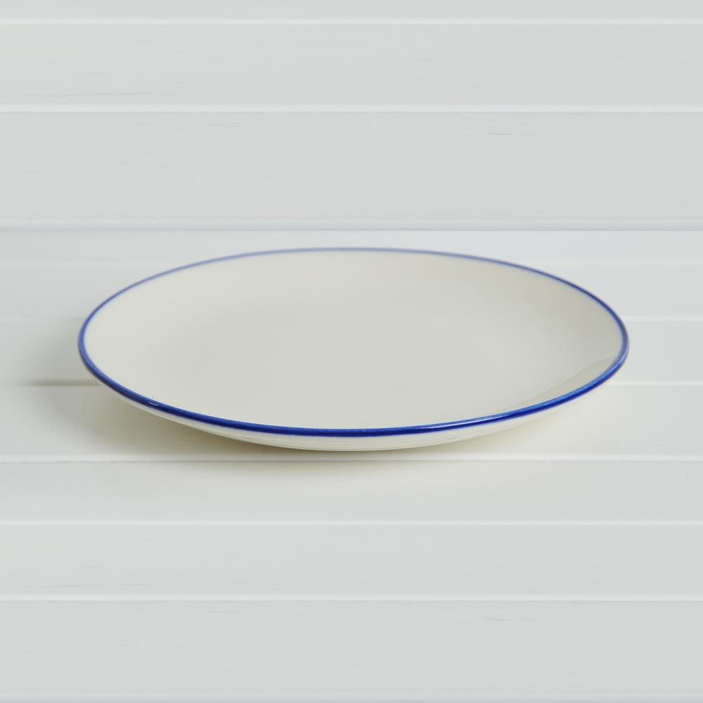  Tulu Porselen Tatlı Tabağı - Mavi/19 cm