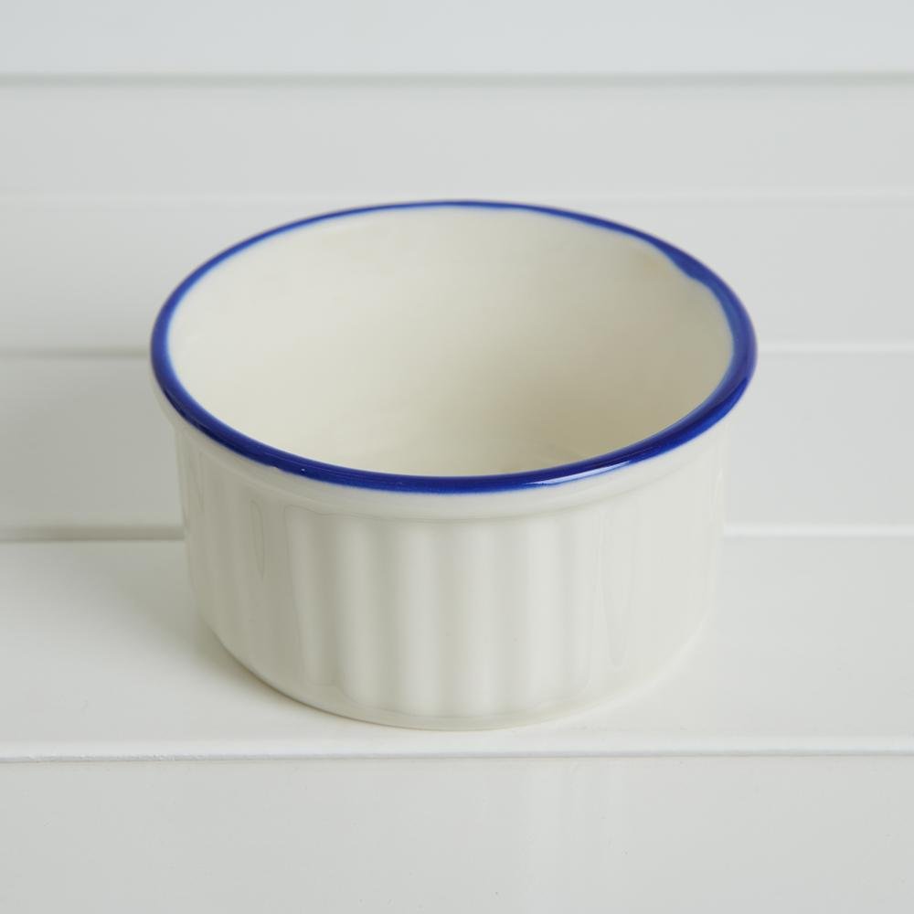  Tulu Porselen Klasik Suffle Kase - Mavi/10 cm