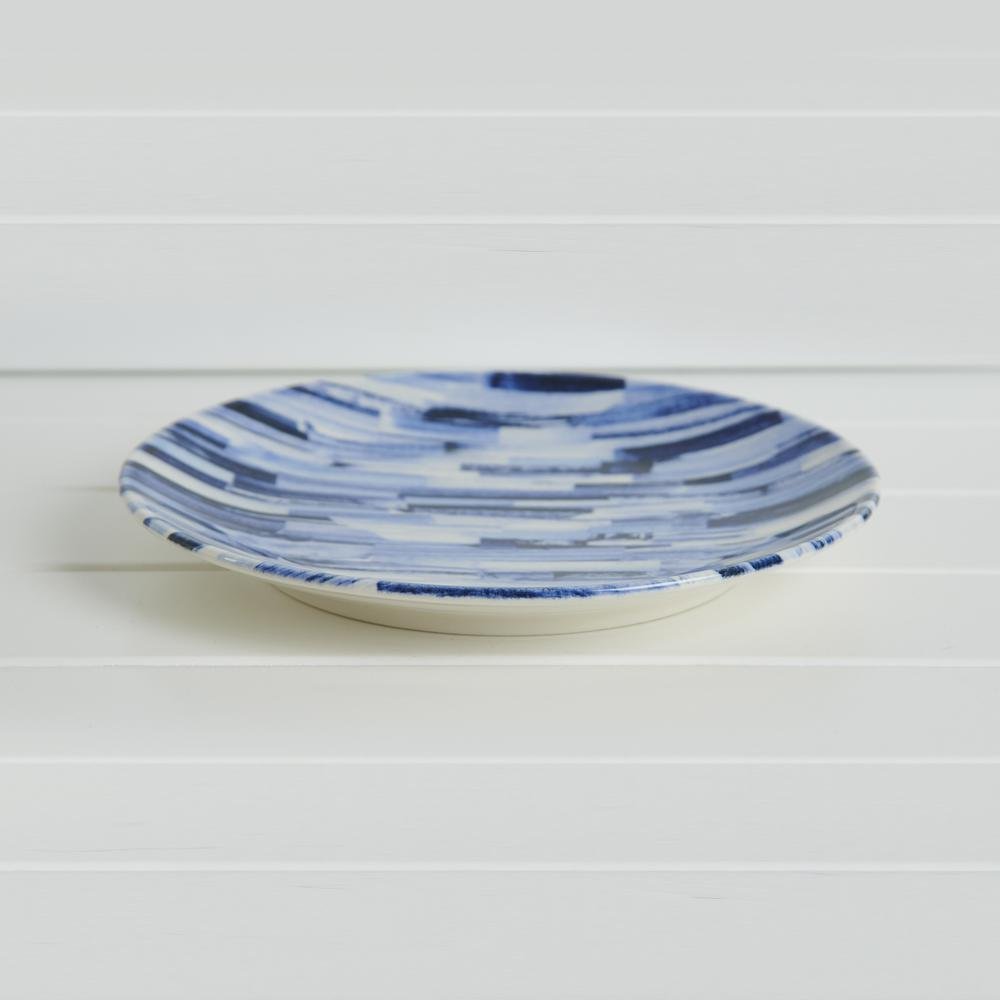  Tulu Porselen Blue Line Tatlı Tabağı - 19 cm