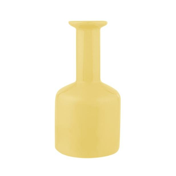  KPM İnci Efekli Seramik Vazo Sarı 16 cm