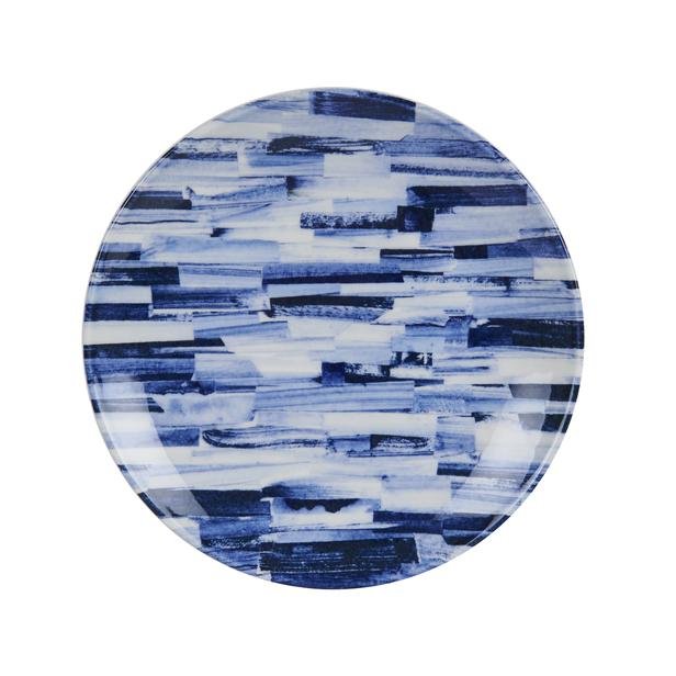  Tulu Porselen Blue Line Servis Tabağı-25 cm