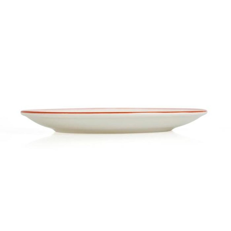  Tulu Porselen Tatlı Tabağı-Turuncu/15 cm
