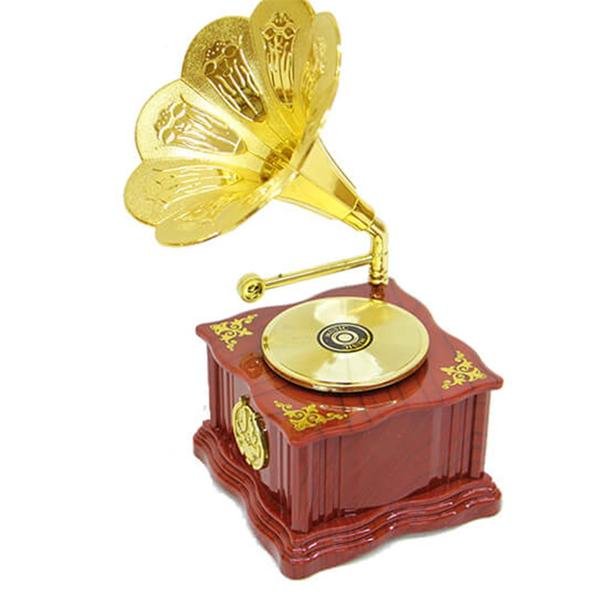  MNK Home Gramofon Mini Müzik Kutusu