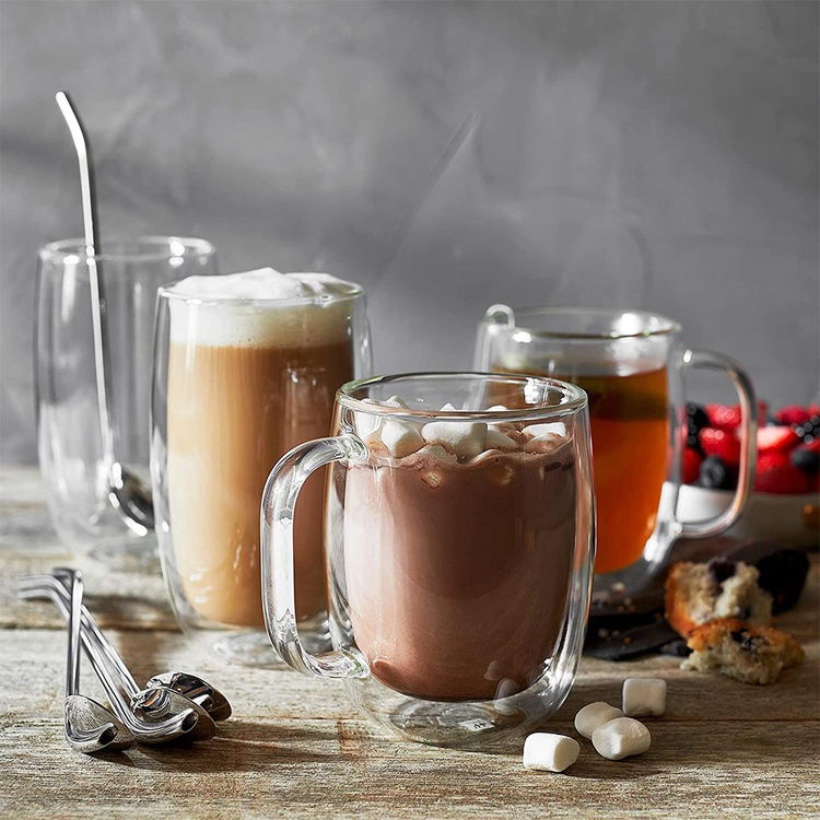  Zwilling Çift Cidarlı 2'li Kahve Kupa Seti - 355 ml