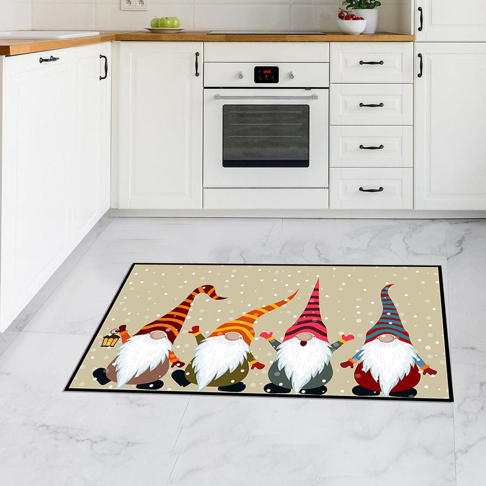  MarkaEv Cüce Kitchen Mutfak Halısı - Renkli - 80x300 cm