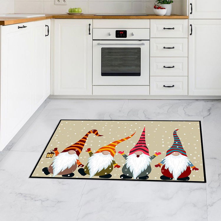  MarkaEv Cüce Kitchen Mutfak Halısı - Renkli - 80x300 cm