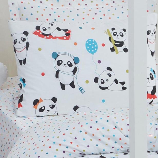  Nuvomon Love Pandas Çocuk Yastık Kılıfı
