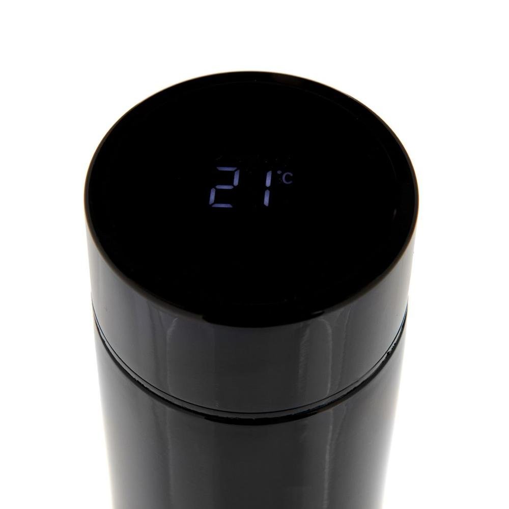  Excellent Houseware Dijital Göstergeli Termos - Siyah - 450 ml