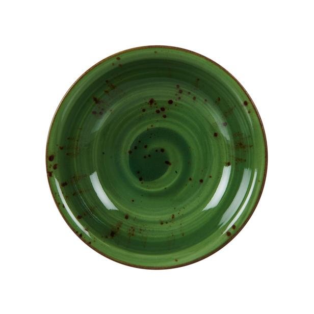  Tulu Porselen Defne Kase - Yeşil - 11 cm