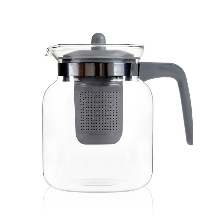  Excellent Houseware Cam Demlik - Gri - 1,5 lt