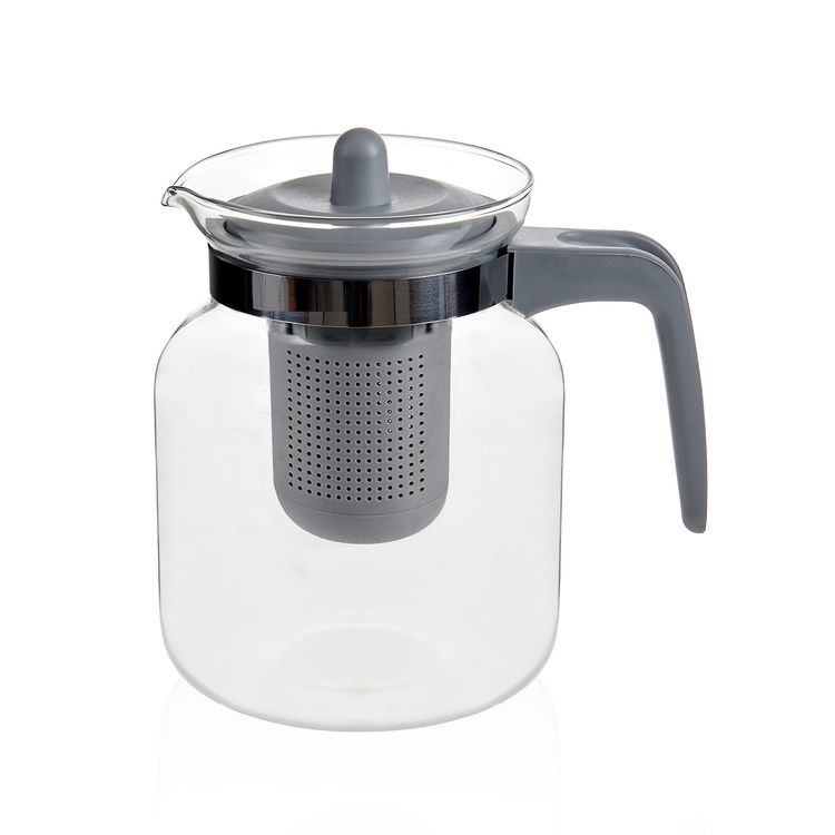  Excellent Houseware Cam Demlik - Gri - 1,5 lt