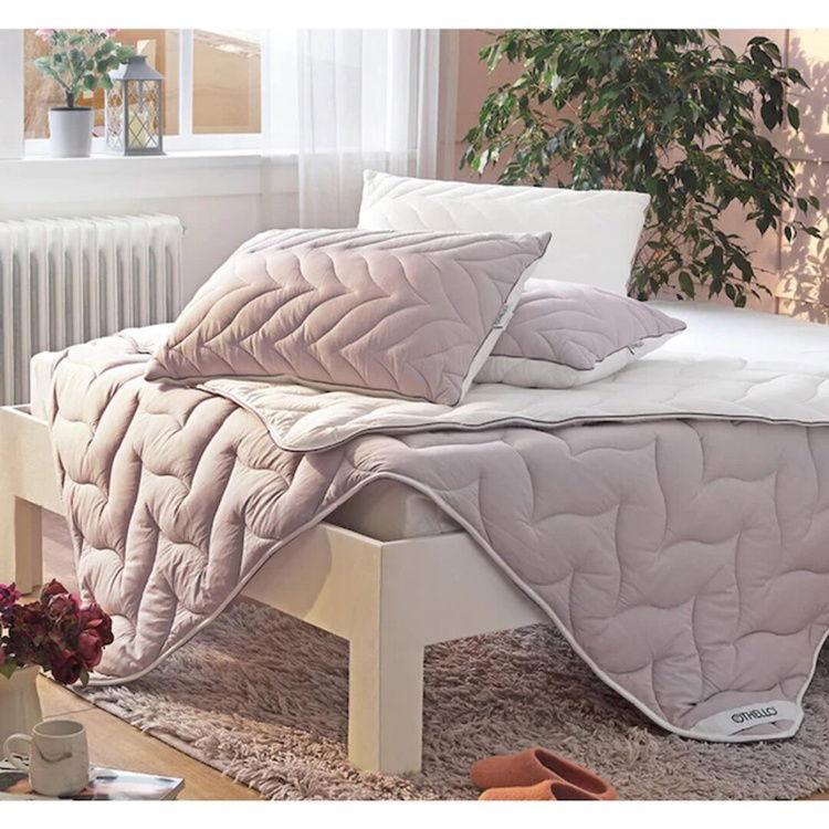  Othello Colora Tek Kişilik Yorgan - Lila / Krem - 155x215 cm