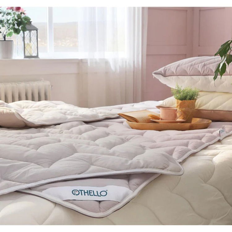  Othello Colora Tek Kişilik Yorgan - Lila / Krem - 155x215 cm