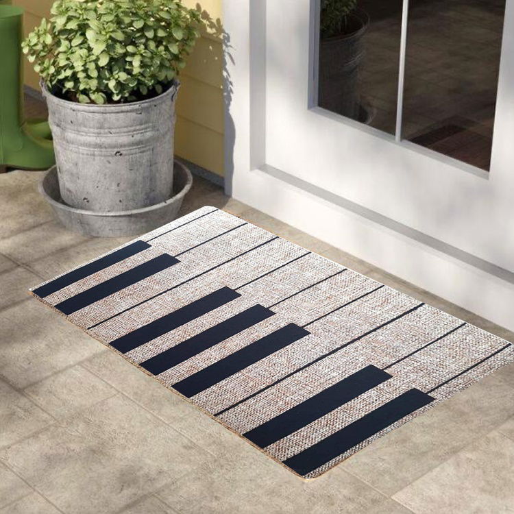  Giz Home Peppina Piyano Desenli Kapı Önü Paspası 40x60