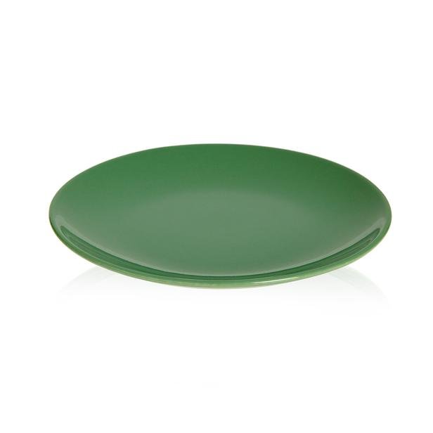  Tulu Porselen Trend Servis Tabağı - Yeşil - 24 cm