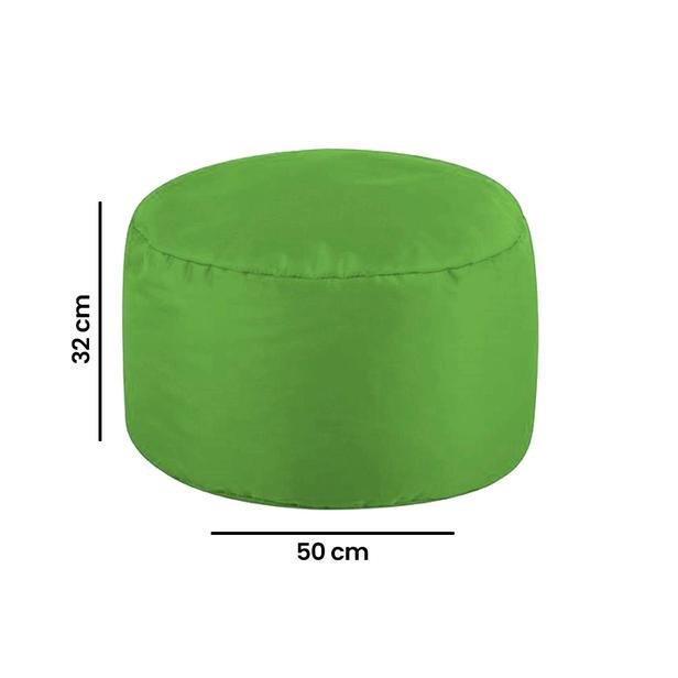  Armutpark Round Seat Puf Minder - Yeşil - 32x50 cm