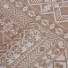  Nuvomon Ethnic Desenli Tek Kişilik Yatak Örtüsü - Bej- 160x240 cm