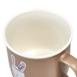  Tohana Porselen Kupa - Kahverengi - 250 ml