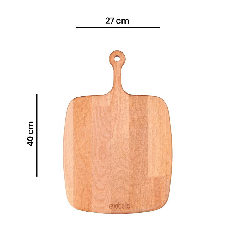  Evabella Ahşap Kesme ve Sunum Tahtası - 40x27 cm