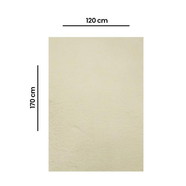  Giz Home Osa Dot Taban Post Halı 120x170 cm - Krem