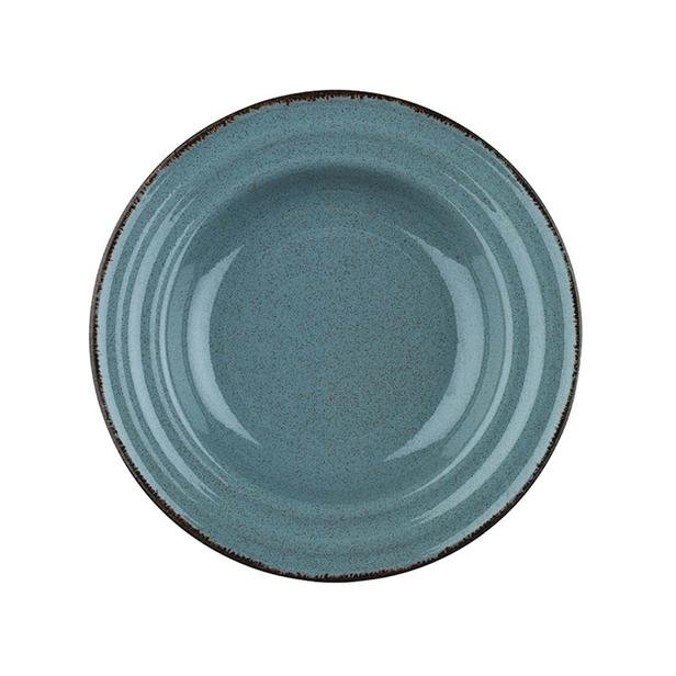  Kütahya Porselen Pearl Tuana 24 Parça Yemek Seti - Mavi