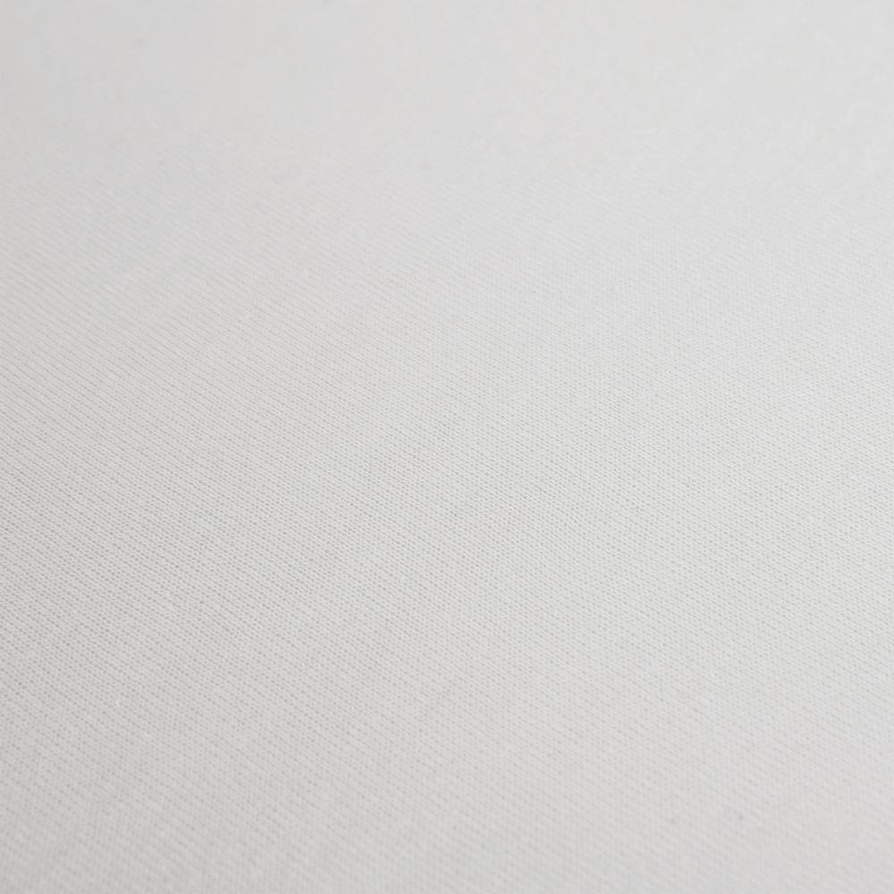  Nuvomon Çift Kişilik Penye Çarşaf - Beyaz - 160x200 cm