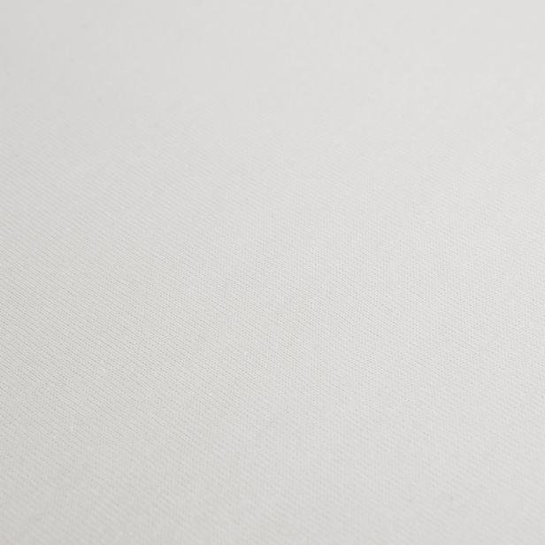  Nuvomon Tek Kişilik Penye Çarşaf - Beyaz - 100x200 cm