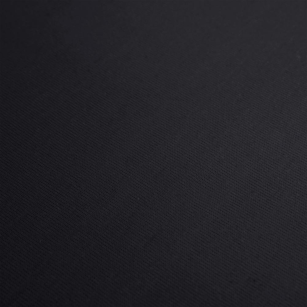  Nuvomon Tek Kişilik Penye Çarşaf Seti - Siyah - 100x200 cm + 50x70 cm