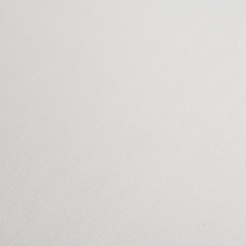  Nuvomon Tek Kişilik Penye Çarşaf Seti - Beyaz - 100x200 cm + 50x70 cm
