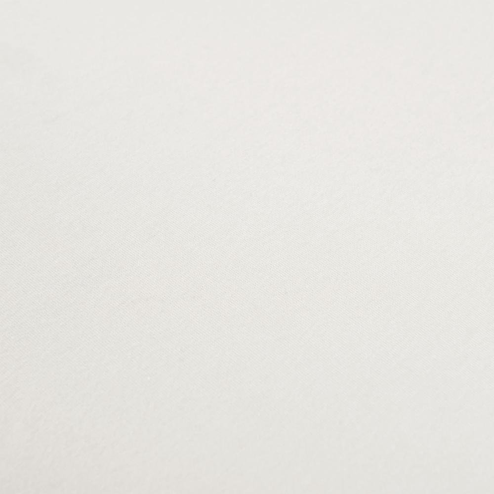  Nuvomon Çift Kişilik Pamuklu Penye Çarşaf Seti - Beyaz - 160x200 cm + 2x(50x70) cm