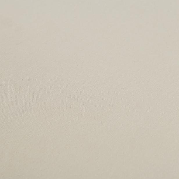  Nuvomon Çift Kişilik Pamuklu Penye Çarşaf Seti - Taş - 160x200 cm + 2x(50x70) cm