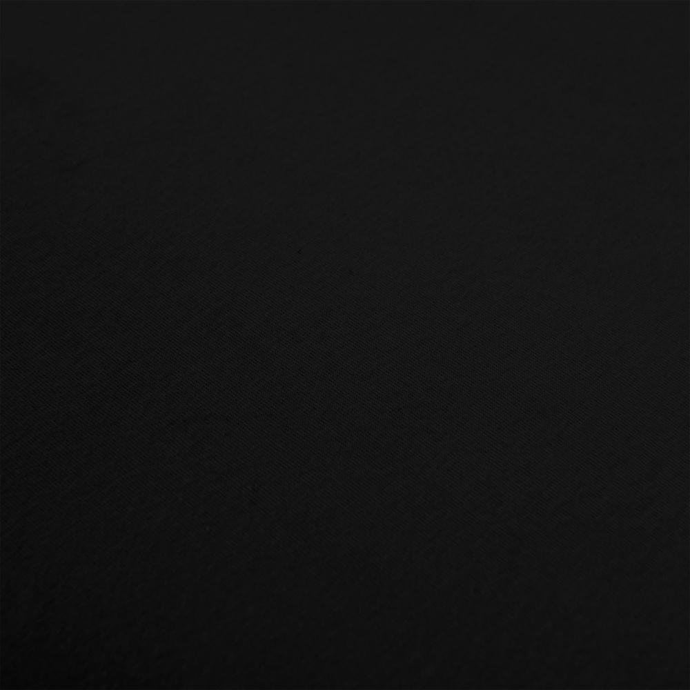  Nuvomon Çift Kişilik Pamuklu Penye Çarşaf Seti - Siyah - 160x200 cm + 2x(50x70) cm
