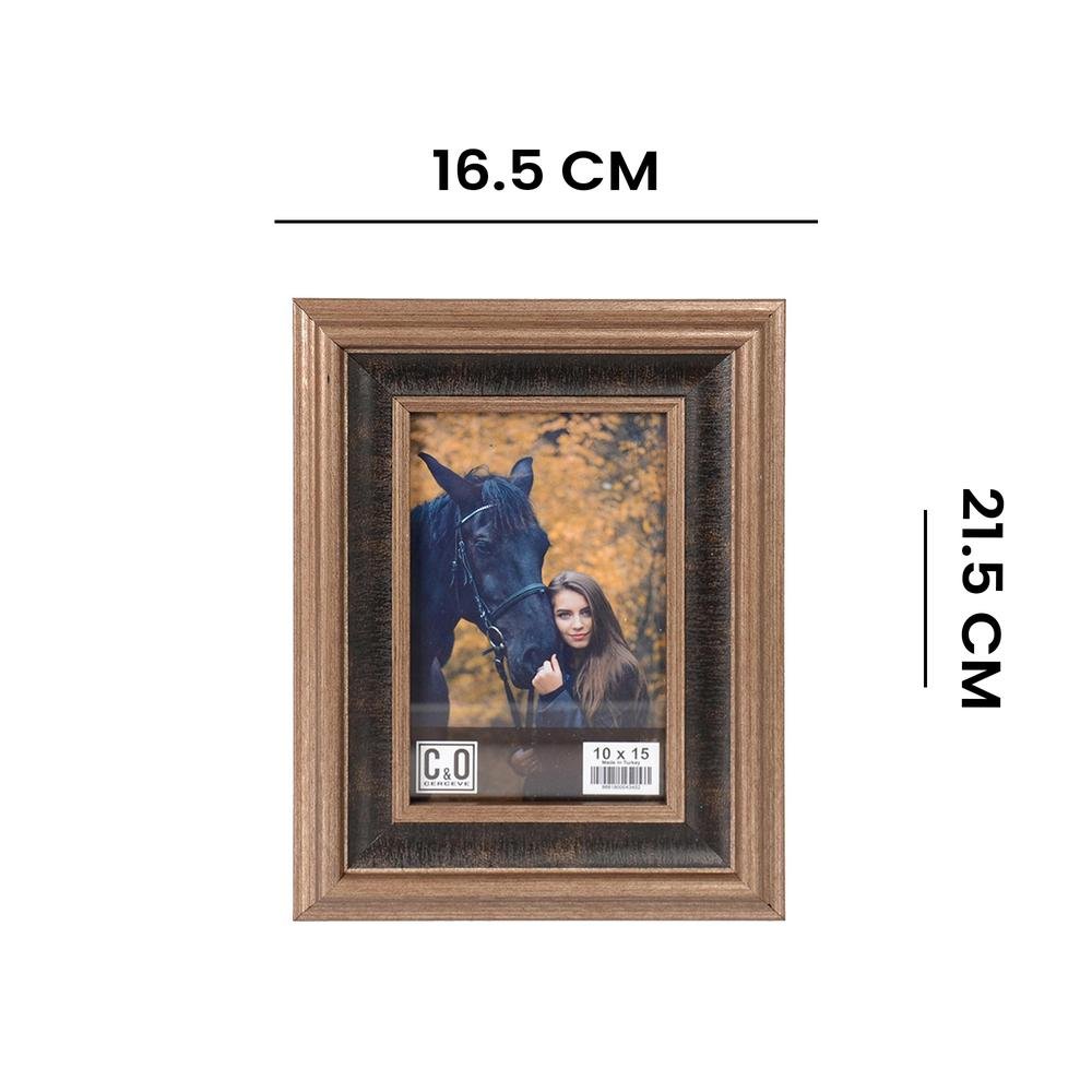  İpek Fotoğraf Çerçevesi - Bej - 16,5x21,5 cm