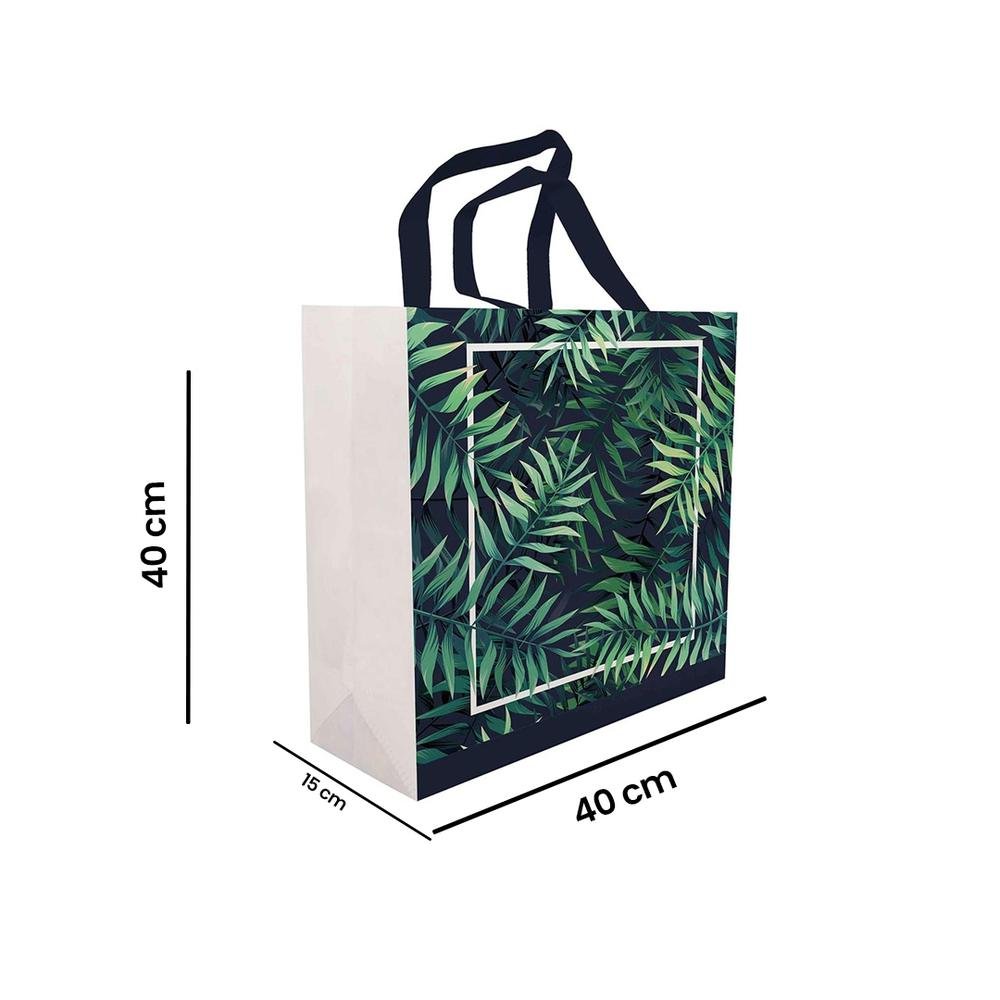  Magic Saver Bag Yaprak Desen Alışveriş Çantası