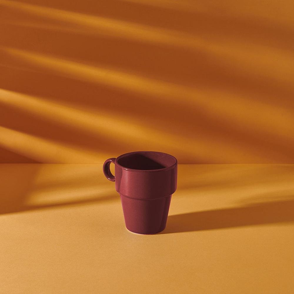  Keramika Joker Kupa -10 cm - Kırmızı