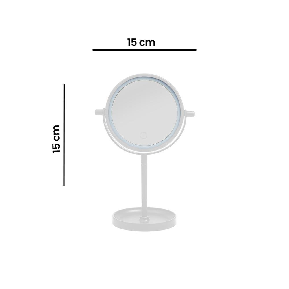  KPM Ledli Makyaj Aynası - Beyaz