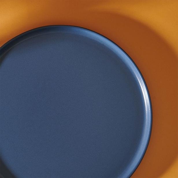  Keramika Nordic Servis Tabağı - Mavi - 28 cm