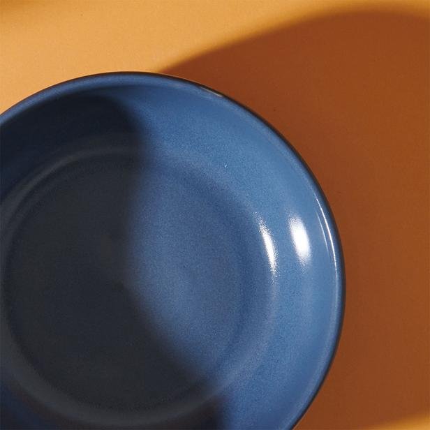  Keramika Nordic Servis Kasesi - Mavi - 15 cm