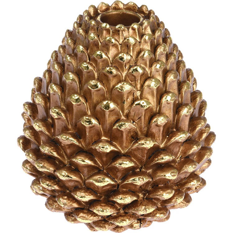  KPM Dekoratif Kozalak Şamdan - 10 cm