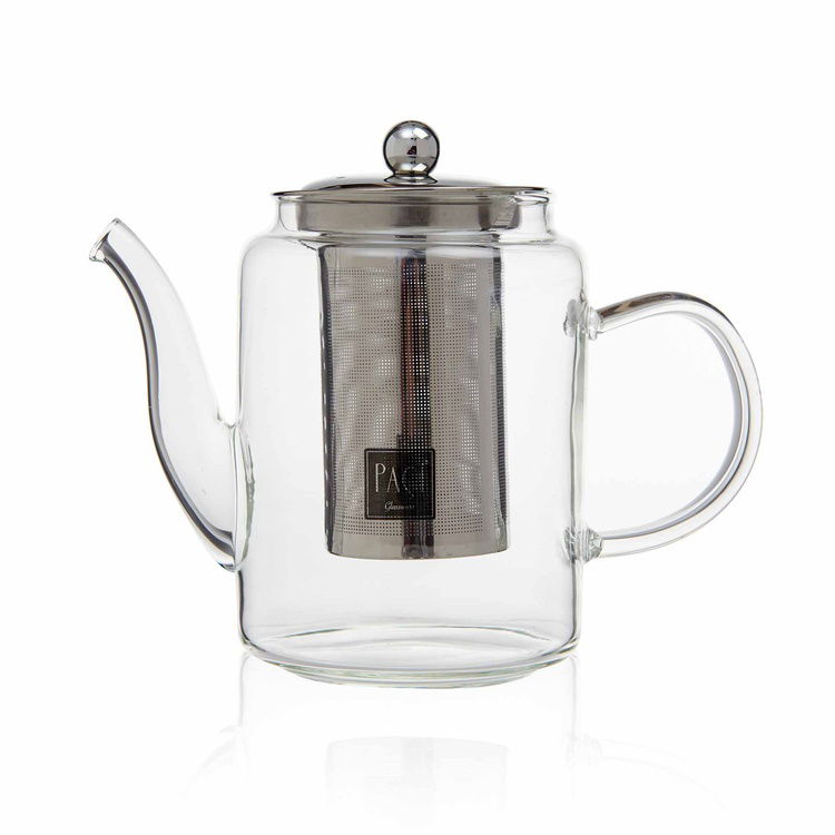  Paçi Süzgeçli Cam Demlik - 900 ml
