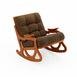  Furmet Modüler Cozy Sallanan Sandalye ve TV Koltuğu - Meşe / Kahverengi