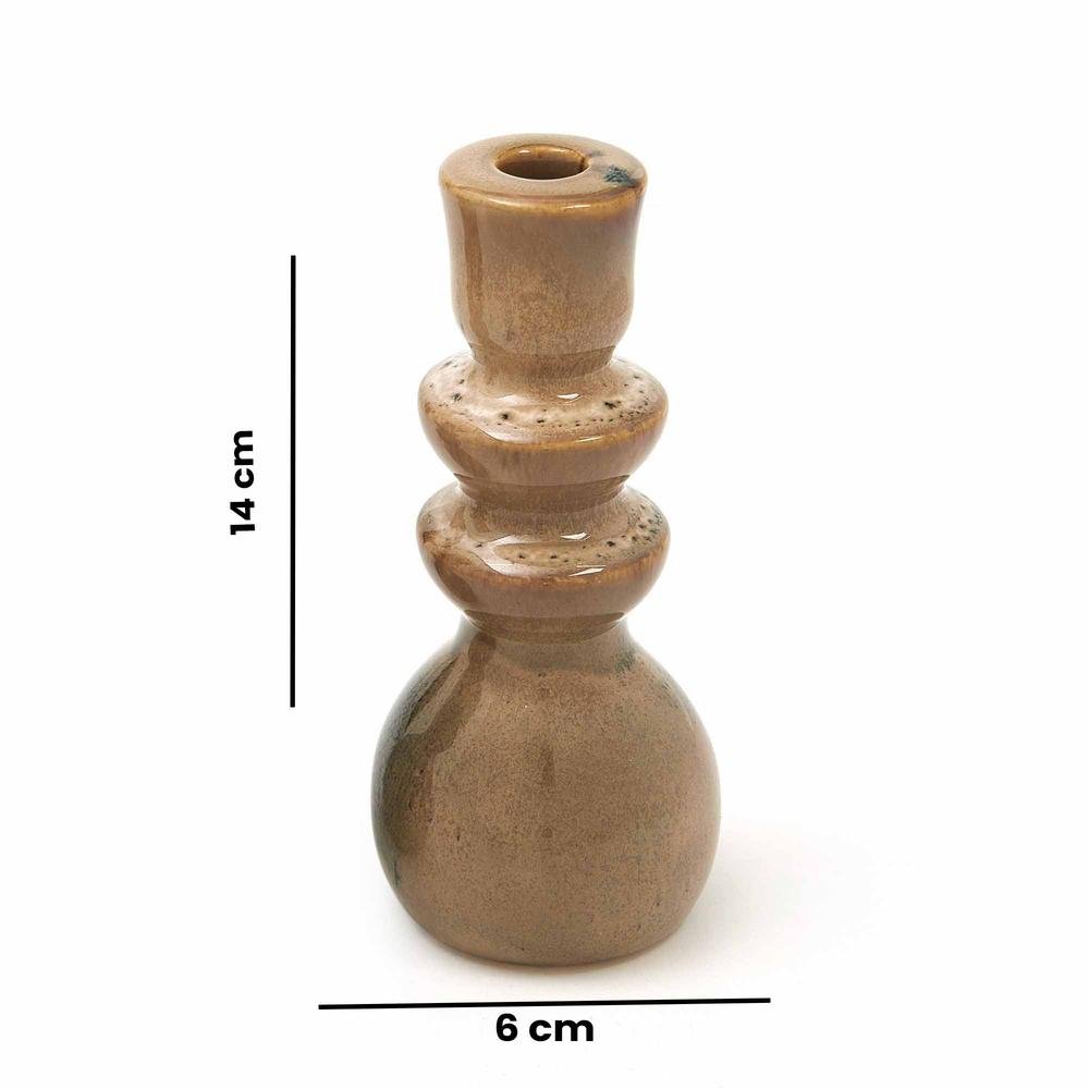  KPM Dekoratif Antik Şamdan 14 cm - Asorti