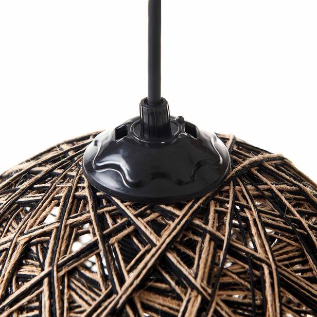  HMY Design Balle Top Sarkıt - Jüt / Siyah