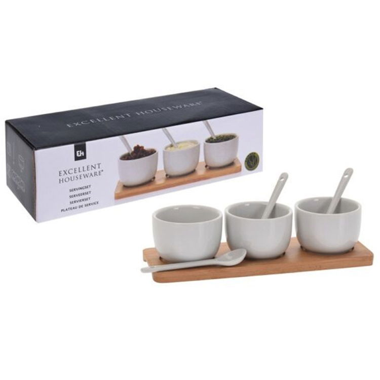  Excellent Houseware Porselen Baharatlık Seti