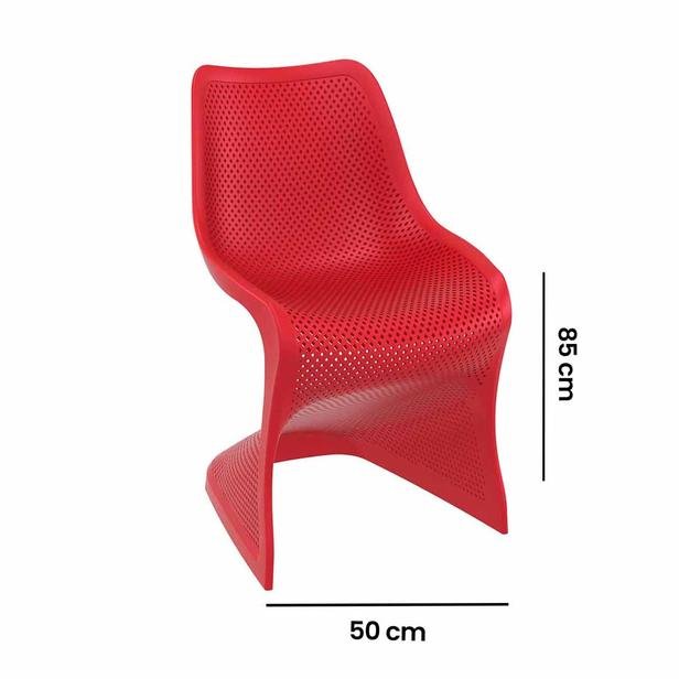  Siesta Bloom Sandalye - Kırmızı