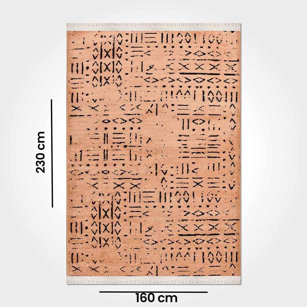  Crea Vena İskandinav Kilim 8013 - Sarı - 160x230 cm