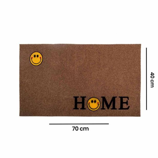  Giz Home Tody Flok Home Kapı Paspası - Bej - 40x70 cm