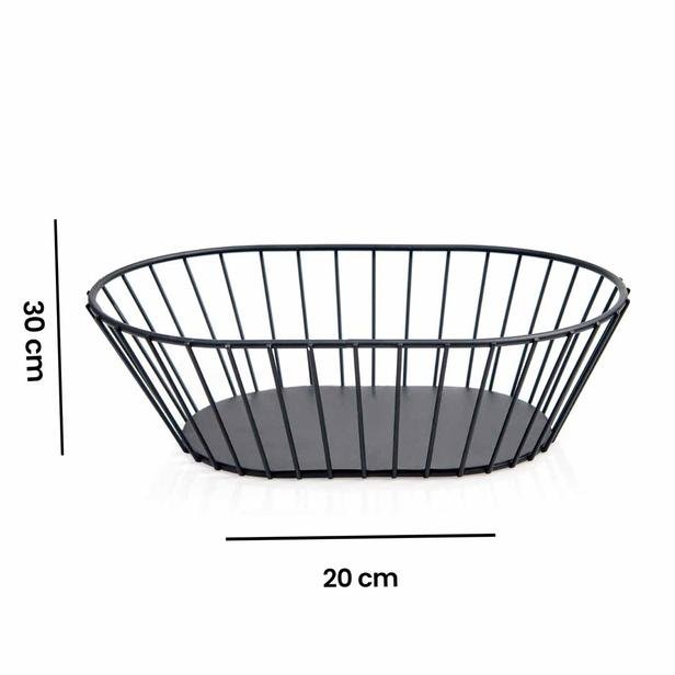  Evstyle Metal Oval Meyvelik - 33 cm
